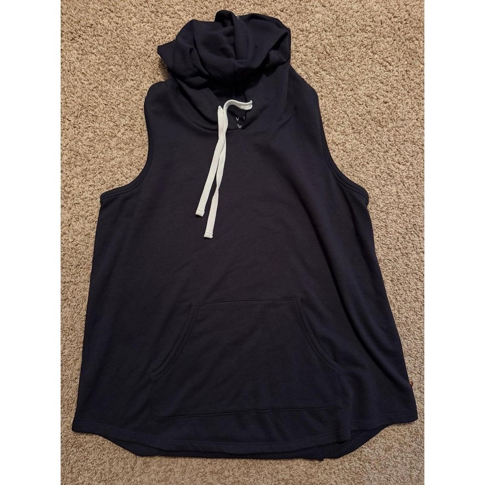 Women's Sleeveless Hoodie with Pocket Size L